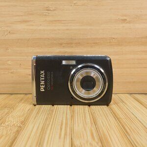 Pentax Optio E60 10.1MP Digital Camera, with 3X Optical Zoom, Black